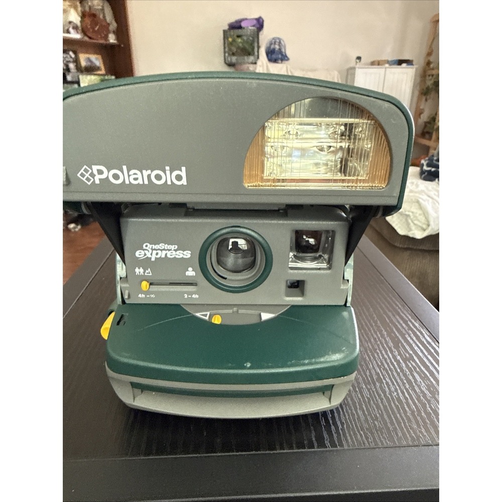 Polaroid OneStep Express Green Vintage Instant Camera Classic Design‎ *For Parts